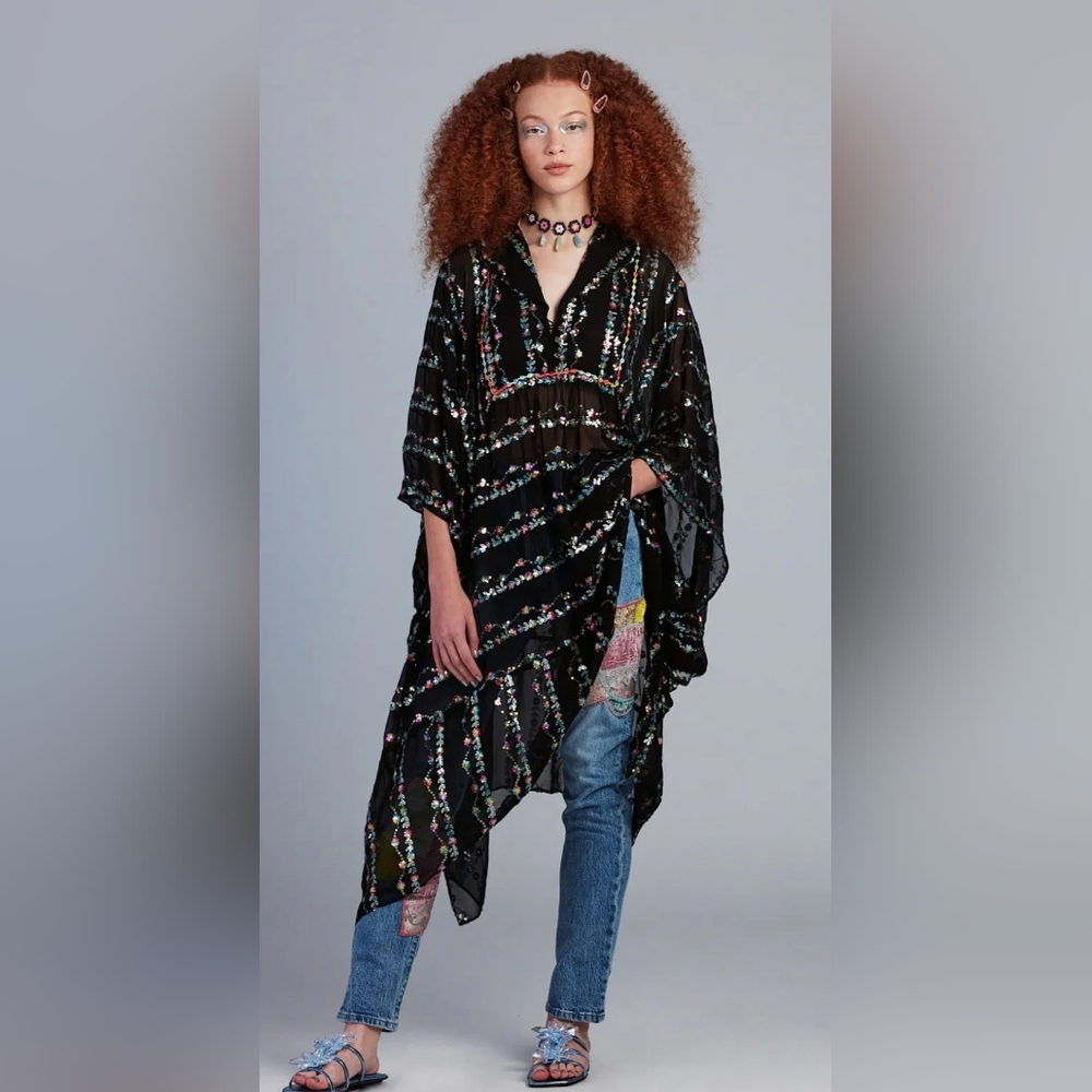 Anna Sui for Free People. Fantasy kaftan M/L